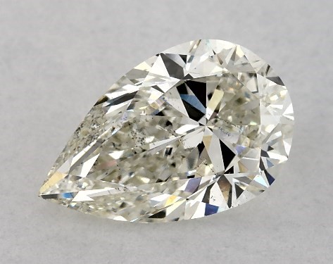 GIA 2.00 Carat J-SI2 Pear Shaped Diamond