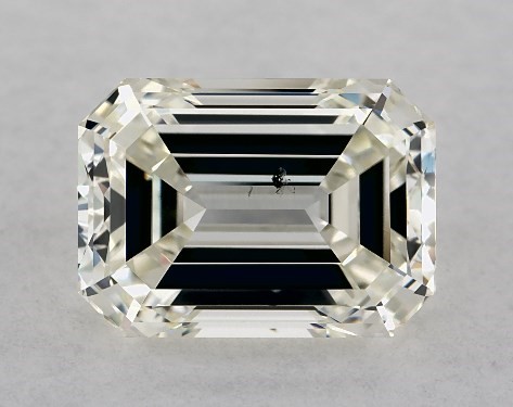 GIA 1.50 Carat K-SI1 Very Good Cut Emerald Diamond