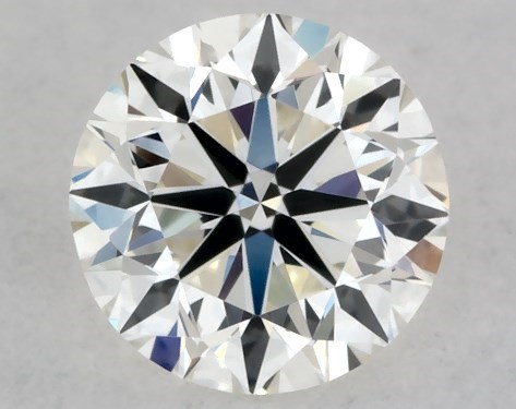 GIA 0.31 Carat J-IF Very Good Cut Round Diamond