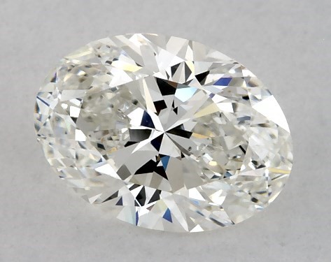 GIA 1.00 Carat H-VS2 Oval Cut Diamond