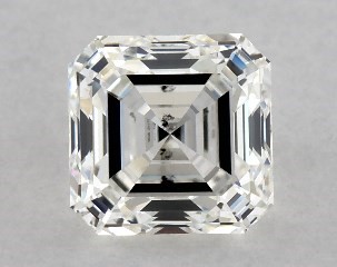 1.00 Carat G-SI1 Asscher Cut Diamond