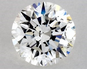 1.00 Carat H-SI1 Excellent Cut Round Diamond
