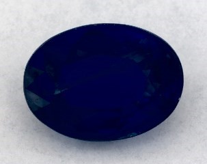 This 1.00 Oval Blue Sapphire is sold exclusively by Blue Nile 