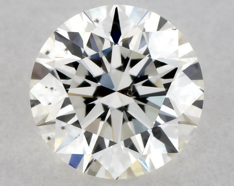 GIA 0.33 Carat J-SI1 Excellent Cut Round Diamond