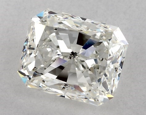 GIA 1.50 Carat I-SI2 Ideal Cut Radiant Diamond
