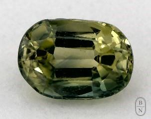 This 0.89 Oval Green Sapphire is sold exclusively by Blue Nile 