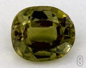 This 0.95 Oval Green Sapphire is sold exclusively by Blue Nile 