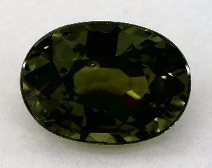 This 1.09 Oval Green Sapphire is sold exclusively by Blue Nile 