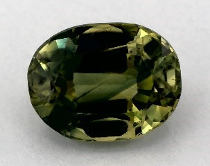 This 1.10 Oval Green Sapphire is sold exclusively by Blue Nile 