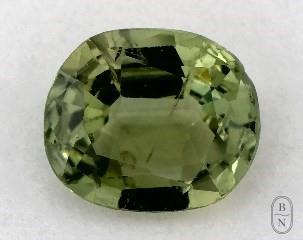 This 1.12 Cushion Green Sapphire is sold exclusively by Blue Nile 