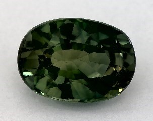 This 1.14 Oval Green Sapphire is sold exclusively by Blue Nile 