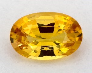 1.17 carat Oval Natural Yellow Sapphire