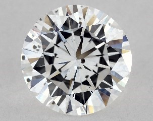 1.02 Carat E-SI1 Very Good Cut Round Diamond