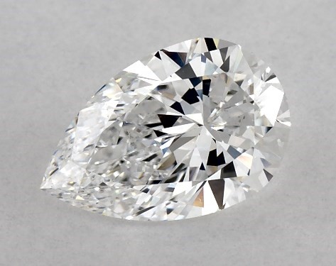 GIA 1.00 Carat D-VS2 Very Good Cut Pear Diamond