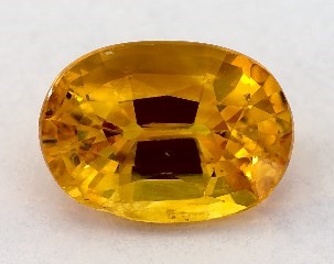 1.02 carat Oval Natural Yellow Sapphire