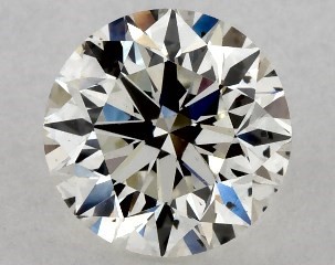 This 1 carat  round diamond J color si1 clarity has Very Good proportions and a diamond grading report from GIA