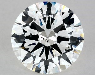 3.01 Carat I-SI1 Excellent Cut Round Diamond