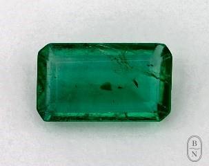 This 0.86 Emerald Green Emerald is sold exclusively by Blue Nile 