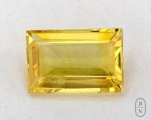 This 1.37 Emerald Yellow Sapphire is sold exclusively by Blue Nile 