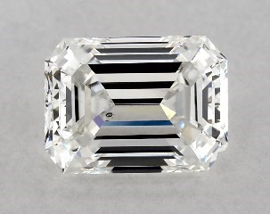 1.00 Carat F-SI1 Emerald Cut Diamond