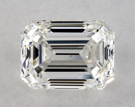 GIA 1.00 Carat H-VS2 Emerald Cut Diamond