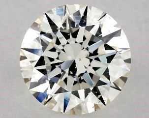1.02 Carat J-SI1 Excellent Cut Round Diamond