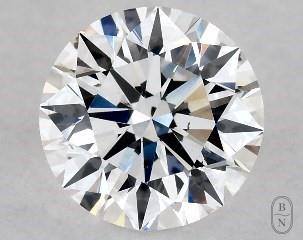 This 1 carat  round diamond E color si1 clarity has Excellent proportions and a diamond grading report from GIA