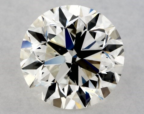 GIA 1.00 Carat J-VS1 Very Good Cut Round Diamond