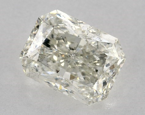 GIA 1.50 Carat J-SI1 Very Good Cut Radiant Diamond