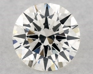 0.51 Carat H-SI1 Excellent Cut Round Diamond