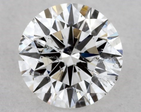 0.33 Carat F-SI2 Excellent Cut Round Diamond