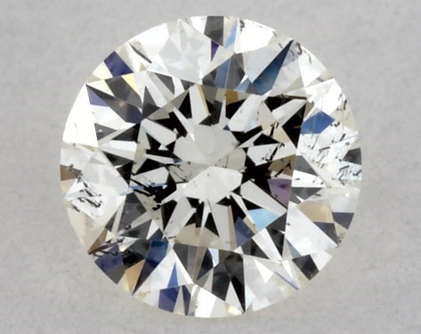GIA 0.32 Carat J-SI2 Excellent Cut Round Diamond