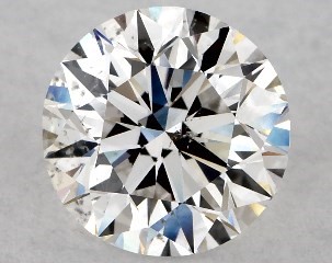 This 1 carat  round diamond G color si1 clarity has Excellent proportions and a diamond grading report from GIA