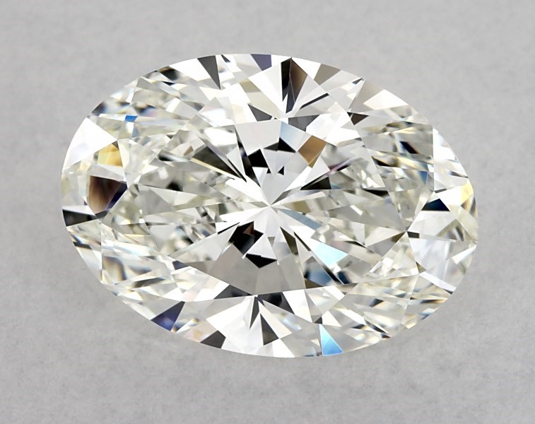 4.03 carat oval diamond, H VS1