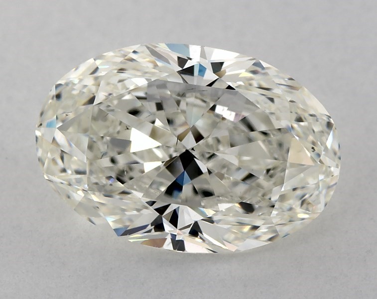 4 carat oval diamond, I SI1
