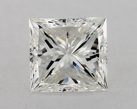 GIA 3.09 Carat H-VS1 Very Good Cut Princess Diamond
