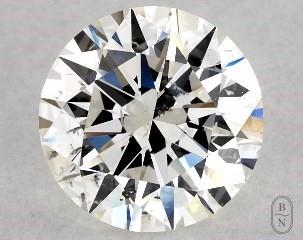 This 1.1 carat  round diamond I color si1 clarity has Excellent proportions and a diamond grading report from GIA