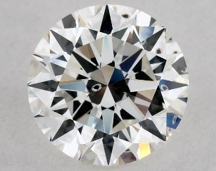 1.00 Carat H-SI1 Excellent Cut Round Diamond