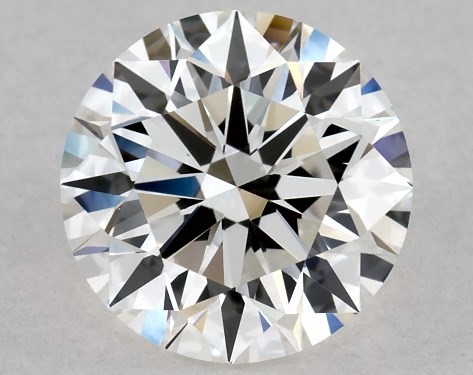 Petite Nouveau Six-Prong Solitaire Engagement Ring in Platinum 1.01 Carat E-VVS1 Excellent Cut Round Diamond