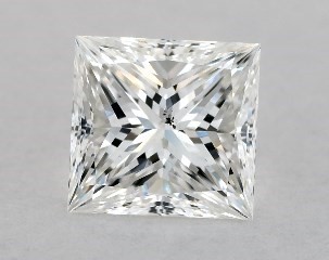 1.00 Carat G-SI1 Princess Cut Diamond