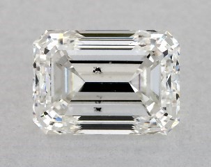 1.00 Carat G-SI1 Emerald Cut Diamond