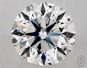 This 1.01 carat  round diamond F color si1 clarity has Very Good proportions and a diamond grading report from GIA