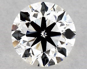 This 1 carat  round diamond I color si1 clarity has Very Good proportions and a diamond grading report from GIA