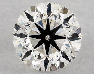 1.00 Carat J-SI1 Very Good Cut Round Diamond