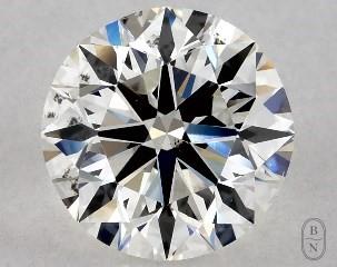 This 1 carat  round diamond I color si1 clarity has Excellent proportions and a diamond grading report from GIA