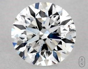This 1.01 carat  round diamond E color si1 clarity has Very Good proportions and a diamond grading report from GIA