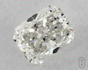 This radiant cut 1 carat H color si1 clarity has a diamond grading report from GIA