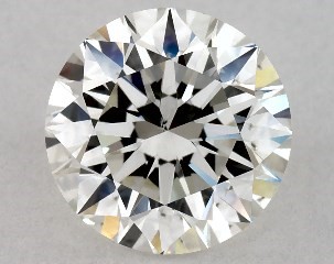 This 1 carat  round diamond I color si1 clarity has Excellent proportions and a diamond grading report from GIA