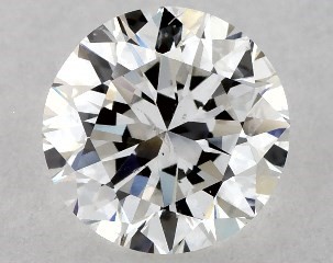 This 1 carat  round diamond G color si1 clarity has Very Good proportions and a diamond grading report from GIA