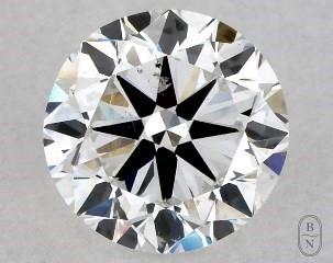 This 1 carat  round diamond E color si1 clarity has Good proportions and a diamond grading report from GIA